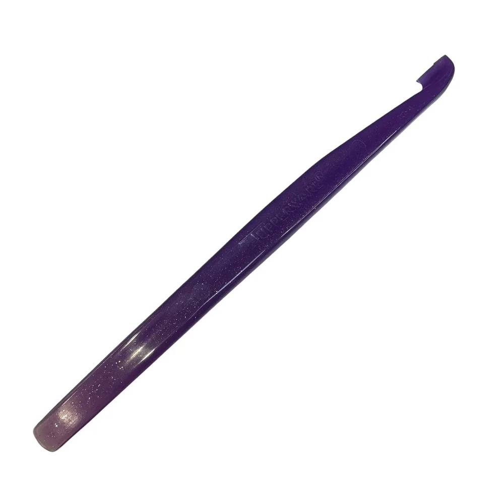 Tupperware Purple Glitter Citrus Orange Peeler Tool Kitchen Gadget Sparkle Sheer